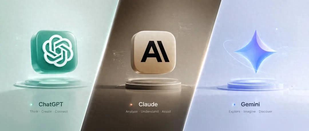 AI御三家：ChatGPT、Claude、Gemini怎么选？免费还是付费？