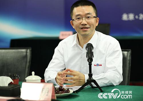 百度副总裁、智能云事业群组总经理尹世明致辞。 （刘会成 摄）